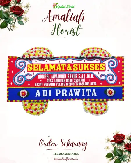 Papan Bunga Ucapan Selamat Ketawang